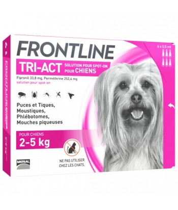 FRONTLINE TRIACT PERROS 2-5KG  UNIDAD 