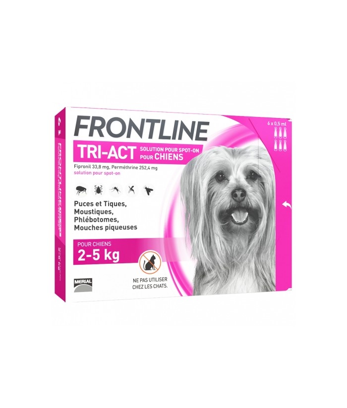 FRONTLINE TRIACT PERROS 2-5KG  UNIDAD 