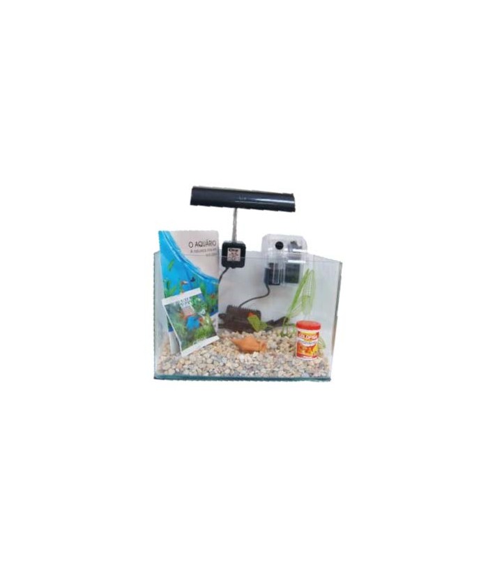 KIT ACUARIO NANO 16L 35x20x23 COMPLETO