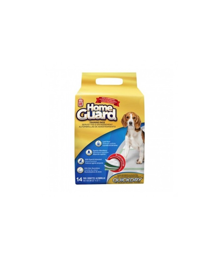 PUPPY PADS ALMOHADILLAS 56x56CM 14UDS HOMEGUARD