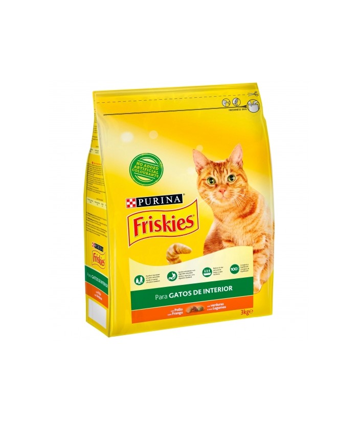 FRISKIES GATOS INTERIOR 3KG 