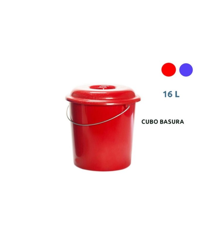 CUBO BASURA PLASTICO 16L C/TAPA CUBO BASURA PLASTICO 16L C/TAPA