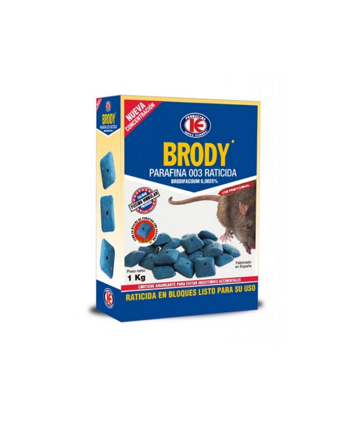 BRODY RATICIDA BLOQUE OVULO 300GR