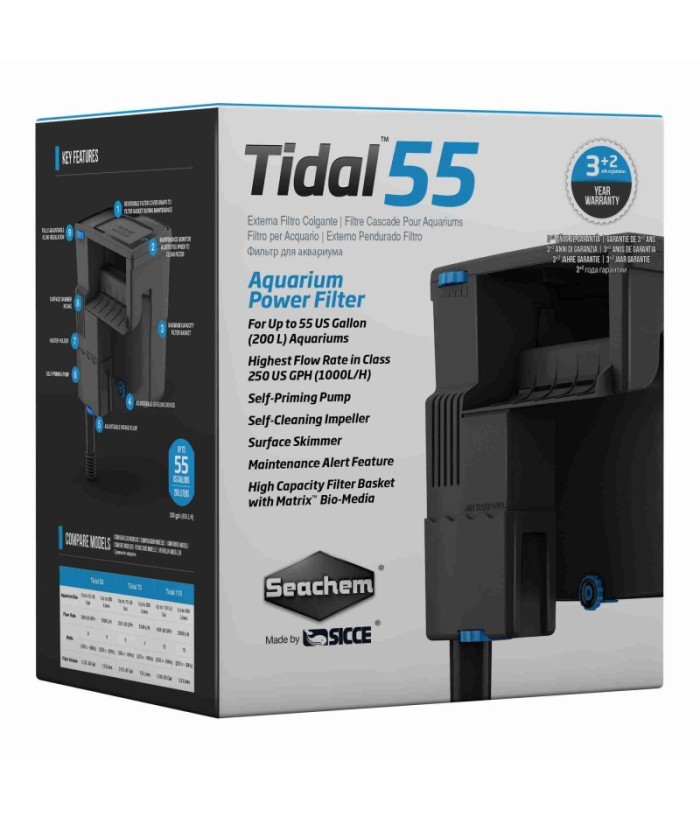 TIDAL 55 SEACHEM FILTRO MOCHILA 950L/H