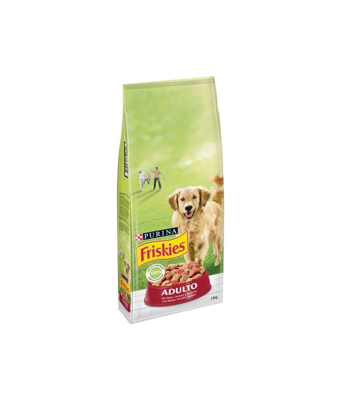 FRISKIES ADULTO AVES Y VERDURA PERROS 15KG