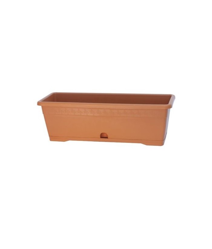 JARDINERA   PLATO 40CM PLASTICO TERRACOTA