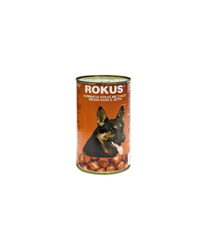 ROKUS CARNE PERRO LATA 1 3KG HIGADO