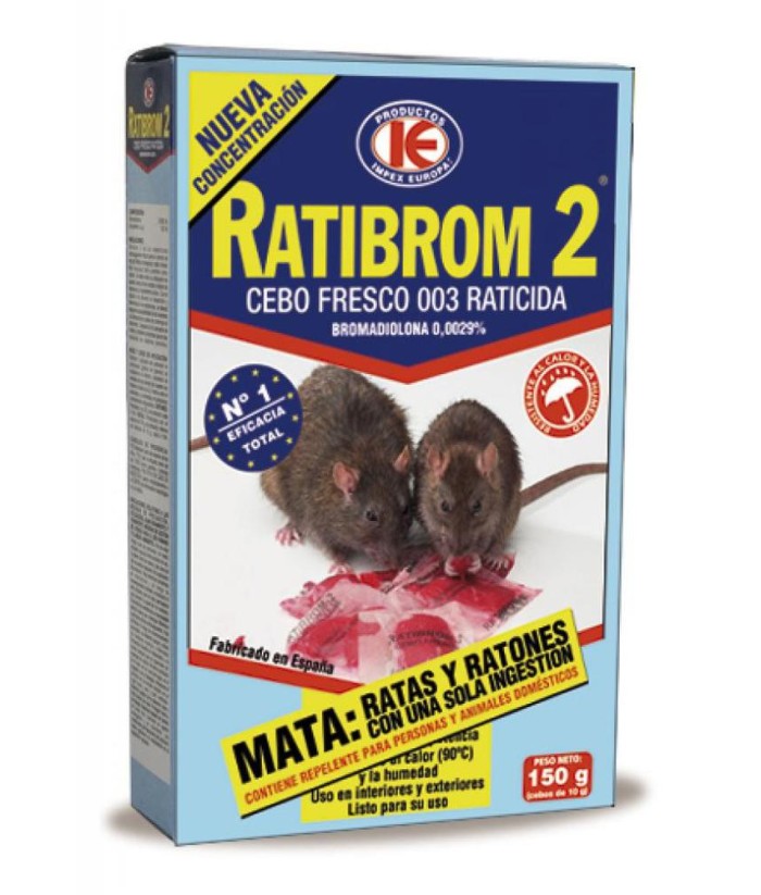 RATIBROM 2 CEBO FRESCO 150GR