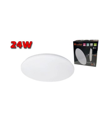 PLAFON LED REDONDO SLIM 24W 6500K BLANCO