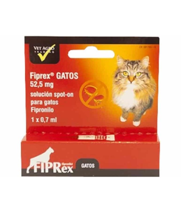 PIPETA FIPRONIL FIPREX GATOS  UD 