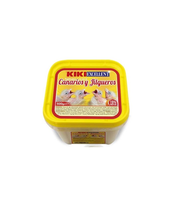 KIKI EXCELLENT PAPILLA CRIA CANARIOS CUBO 500GR