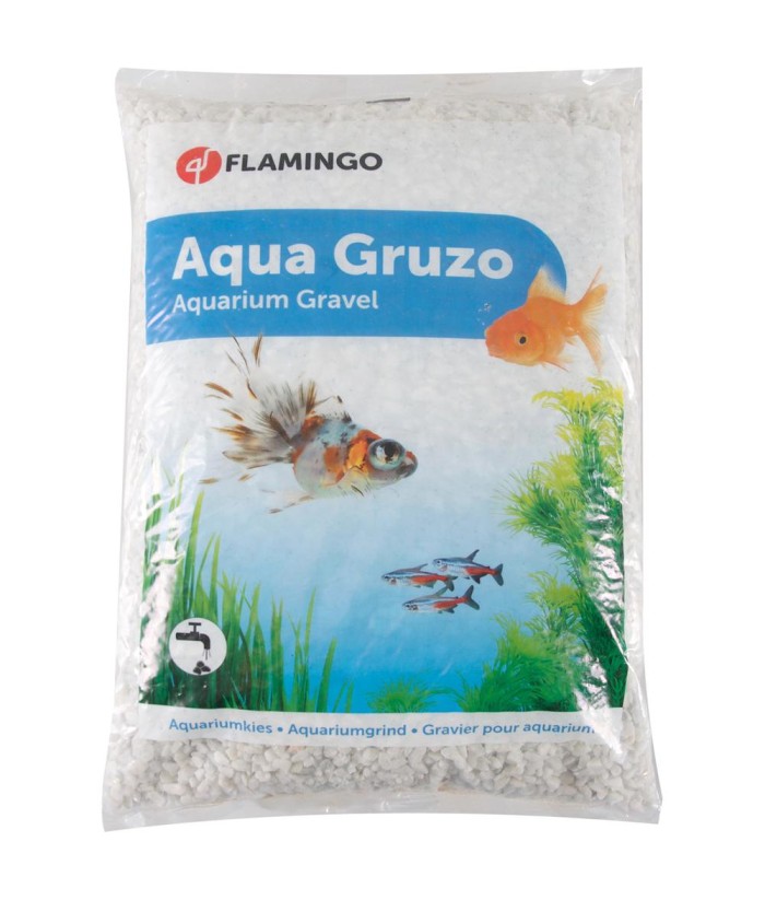 GRAVA ACUARIO BLANCA 10KG FLAMINGO 400064