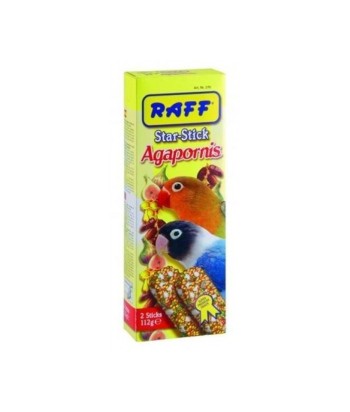 RAFF STAR STICK BARRITAS AGAPORNI 112GR 2UDS