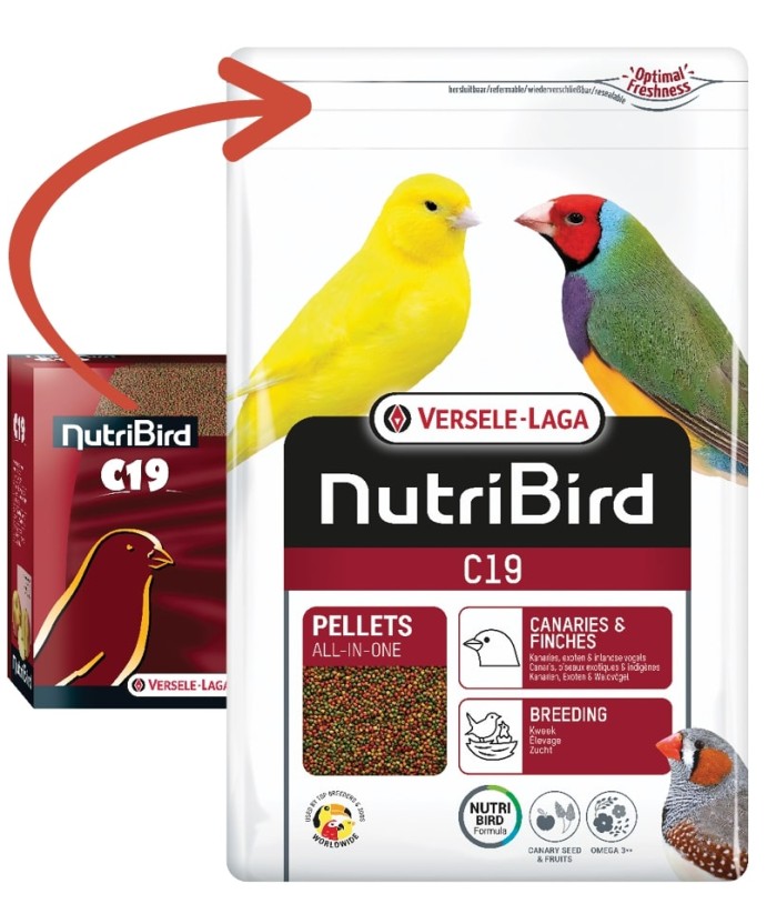 NUTRIBIRD C19 3KG VERSELE LAGA