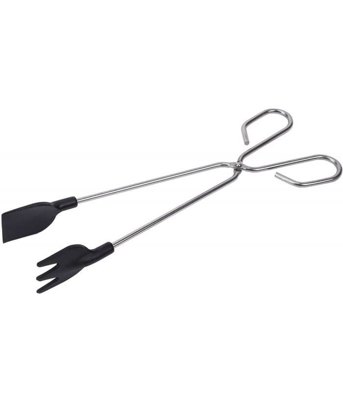 TENACILLA CARNE CROMADA 30CM C/PALA NYLON