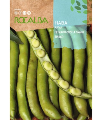HABA EXTRAPRECOCE GRANO BLANCO 250GR ROCALBA