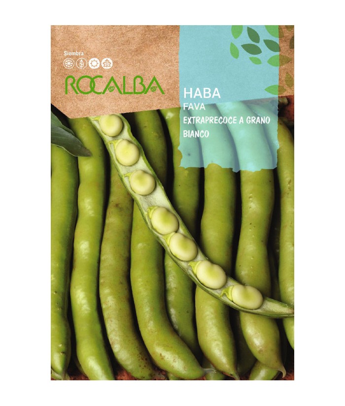 HABA EXTRAPRECOCE GRANO BLANCO 250GR ROCALBA