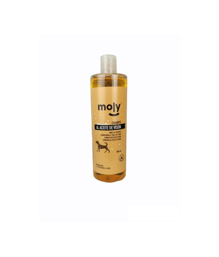 CHAMPU ACEITE VISON 500ML PERROS MOLY 