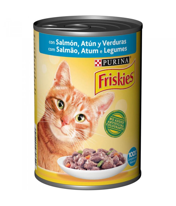 FRISKIES 400GR GATOS LATA SALMON ATUN