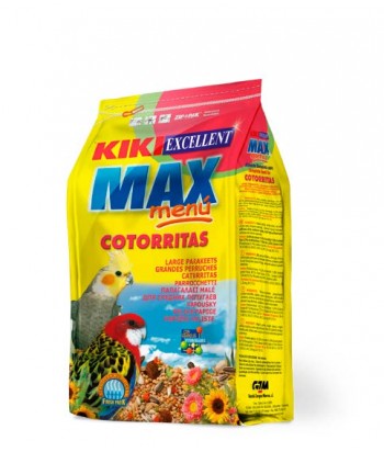 KIKI MAX MENU COTORRITAS Y NINFAS 1KG