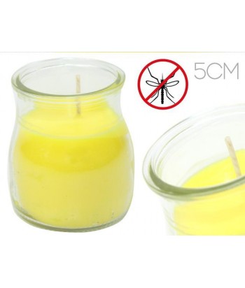 VELA ANTIMOSQUITO VASO YOGURT 6CM CITRONELLA 