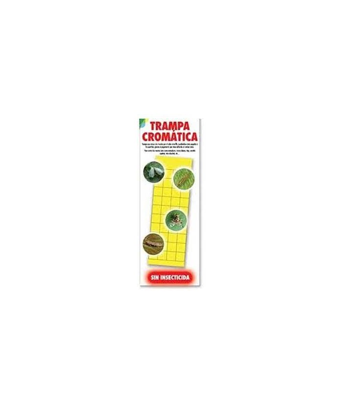 TRAMPA CROMATICA ADHESIVA AMARILLA 25x10CM 10UDS