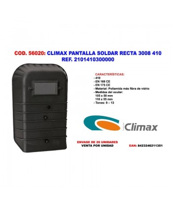 PANTALLA SOLDAR DE MANO CLIMAX 410-I