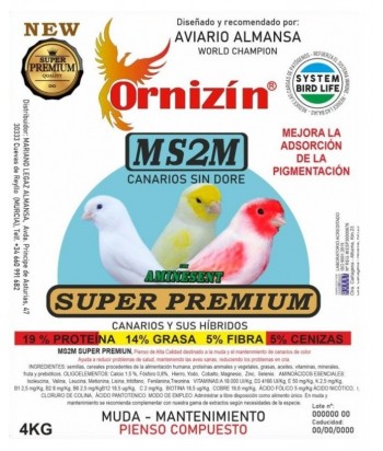 PIENSO MS2M MUDA 4KG ORNIZIN 