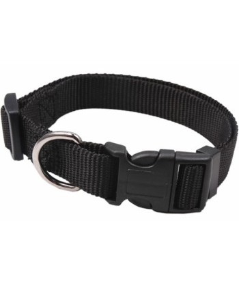 COLLAR NYLON 1x30CM DAPAC NEGRO