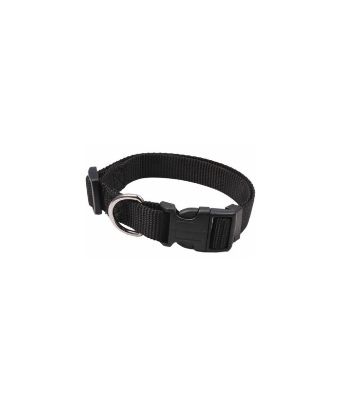 COLLAR NYLON 1x30CM DAPAC NEGRO