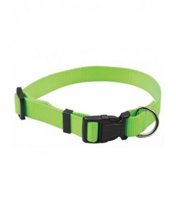 COLLAR NYLON 1 5x40CM DAPAC VERDE FLUOR