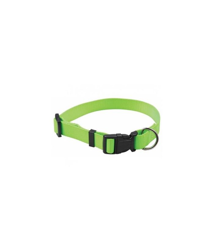 COLLAR NYLON 1 5x40CM DAPAC VERDE FLUOR