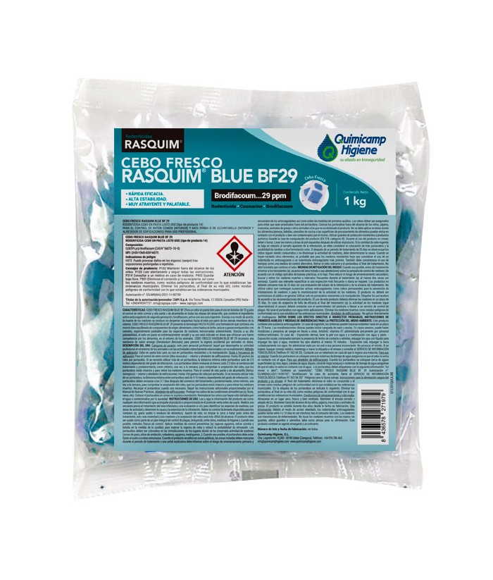 RASQUIM CEBO FRESCO BF 500GR QUIMICAMP