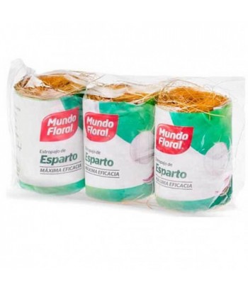 ESTROPAJO ESPARTO 3UDS MUNDO FLORAL