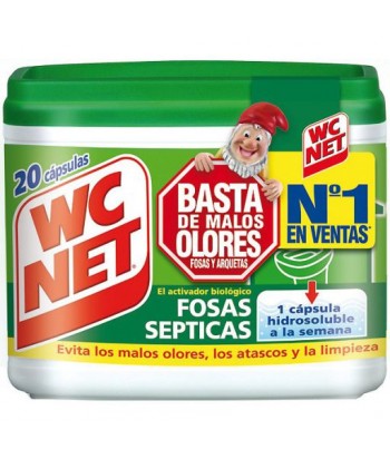 WC NET FOSAS SEPTICAS 20BOLSASx18GR