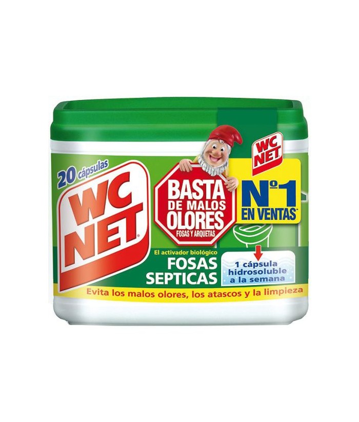 WC NET FOSAS SEPTICAS 20BOLSASx18GR