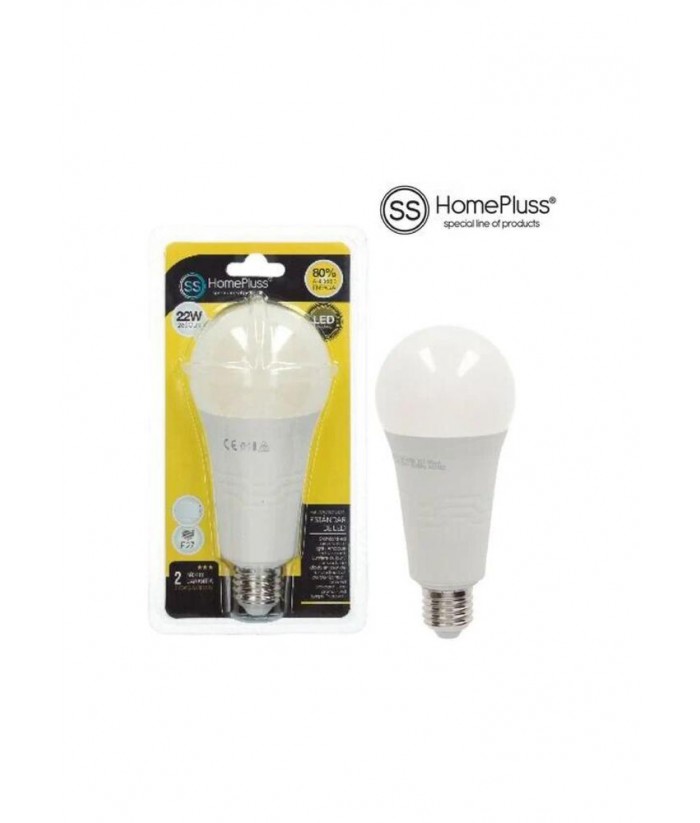 BOMBILLA LED E27 22W 3000K HOMEPLUSS