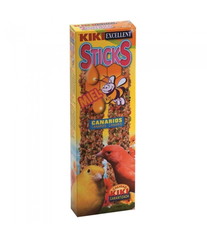 BARRITAS KIKI MIEL 2x60GR CANARIOS