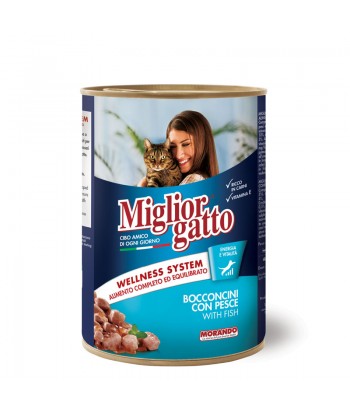 MIGLIORGATTO LATA PESCADO GATOS 400GR