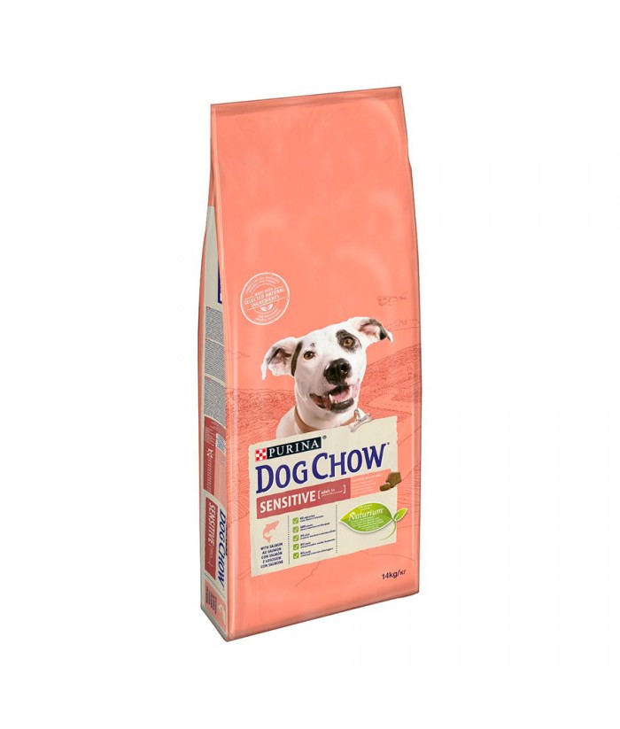 DOG CHOW ADULT SENSITIVE SALMON 14KG