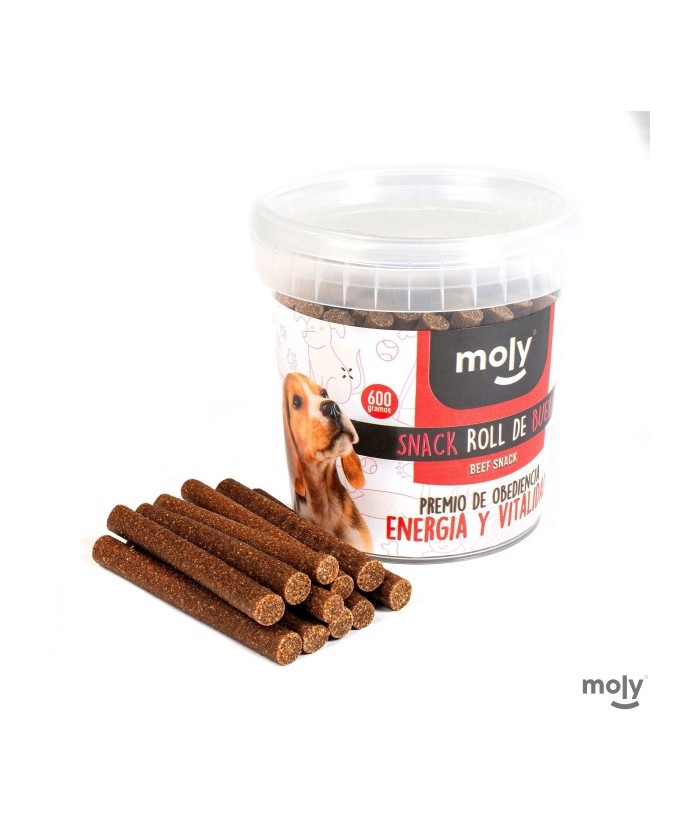 SNACK BARRITAS BUEY BOTE 600GR MOLY 