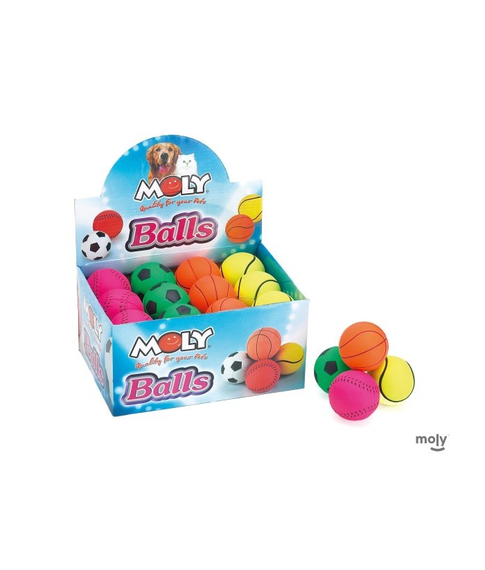 PELOTA DEPORTE 6 5CM GOMA 