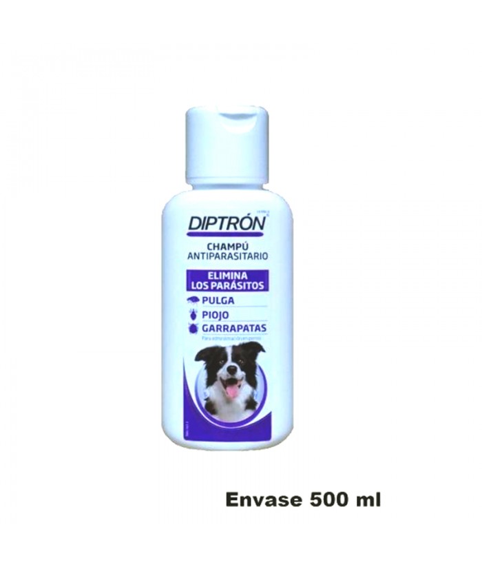 DIPTRON CHAMPU ANTIPARASITARIO PERROS 500ML