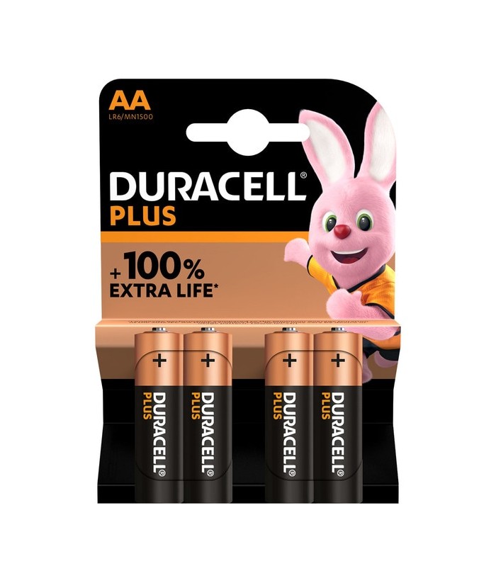 PILA DURACELL AA LR6 PACK 4UDS