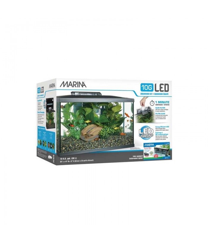 ACUARIO LED KIT MARINA 10G 38L