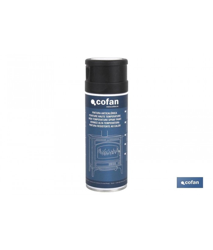 PINTURA ANTICALORICA GRIS SPRAY 400ML COFAN