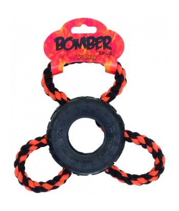 JUGUETE PERRO BOMBER TRILOOP 9x18CM