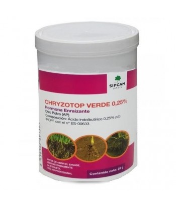 CHRYZOTOP VERDE 0 25  HORMONA ENRAIZANTE 25GR 