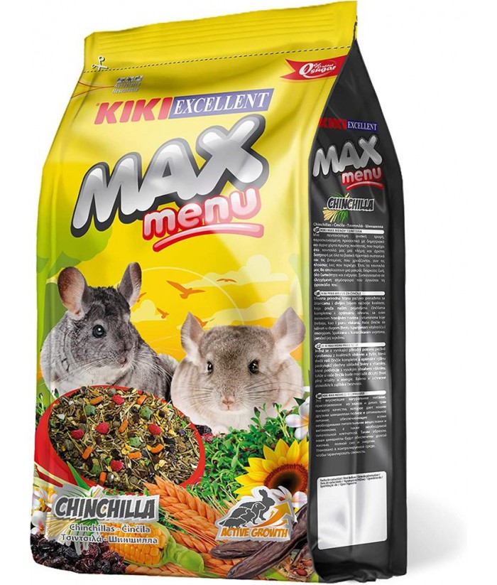 KIKI MAX MENU CHINCHILLA 800GR