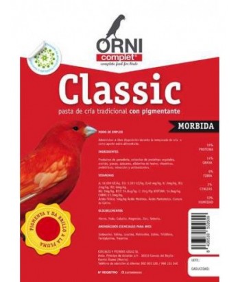 PASTA CRIA CLASSIC ROJA MORBIDA 7KG ORNICOMPLET